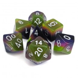 Arcobaleno - Set di dadi Rainbow (Laguna di mezzanotte)