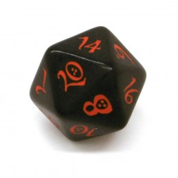 Classici - Set di dadi per GDR (Nero / Rosso)