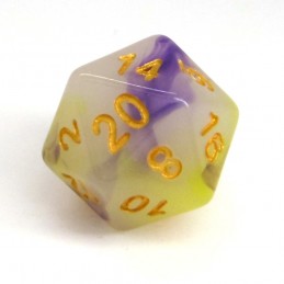 Opali - Set di dadi (Giallo e Viola)