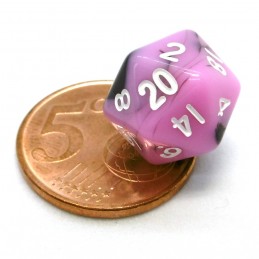 Mini - Set di dadi (Rosa / Nero)