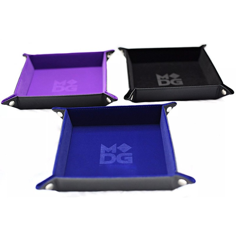 Vaschetta lancia dadi in Velluto con dorso in Pelle