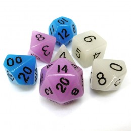 Fosforescenti - Set di dadi Mix Freddo