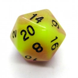 Fosforescenti - Set di dadi (Viola-Verde)