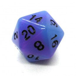 Fosforescenti - Set di dadi (Blu-Viola)