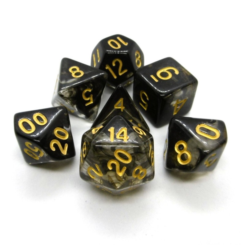 Impressive - Set di dadi (Nuvola Oscura-Nero)