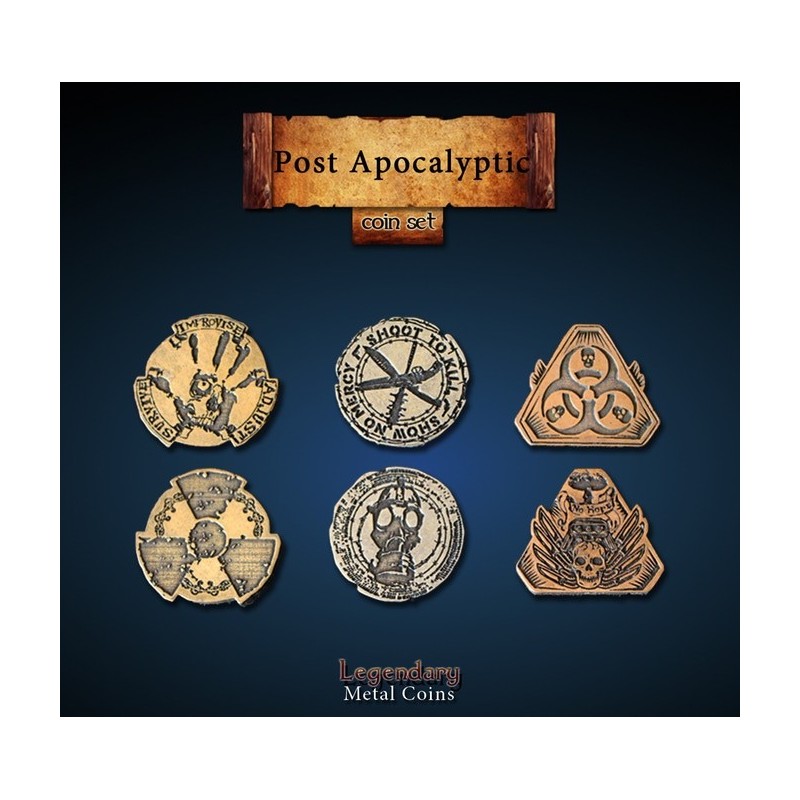 Monete in metallo: Legendary Coins - Post Apocalisse