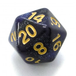 Space Galaxy - Set di dadi (Blu / Nero)