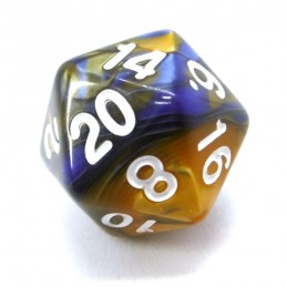 Impressive - Set di dadi (Oro / Blu Scuro)