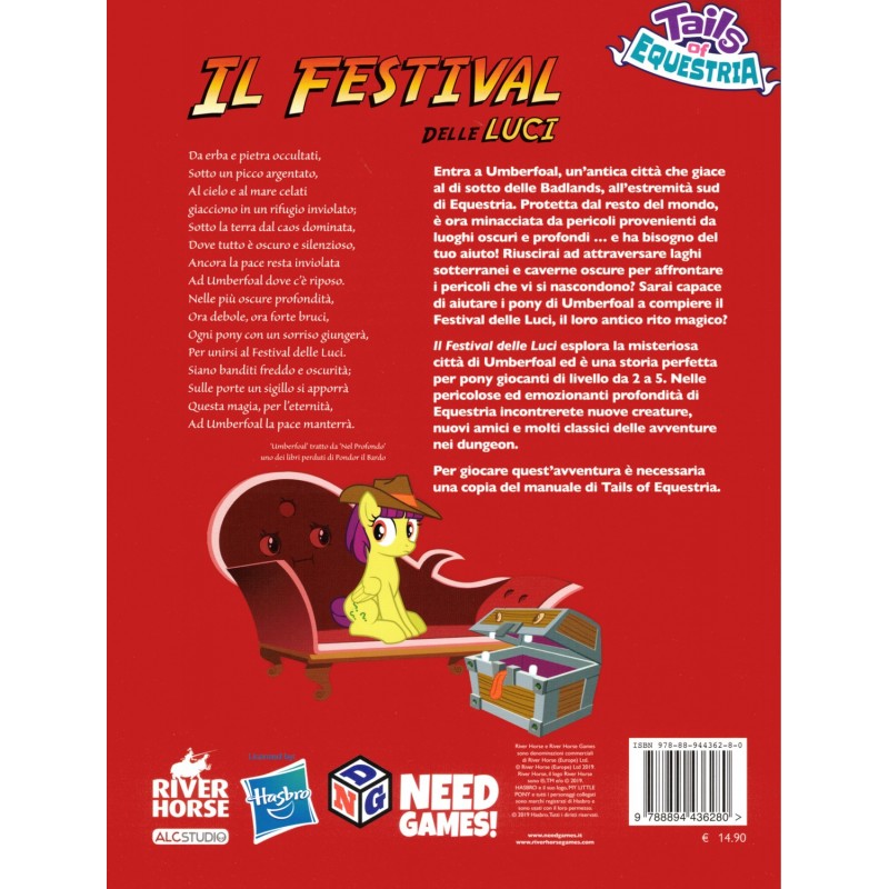 Need Games My Little Pony - Tails Of Equestria: Il Festival Delle Luci - Manuale Supplementare Gioco Di Ruolo In Italiano - 4