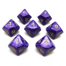 Perlati - Set di dadi 7d10...