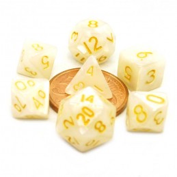 Set di Dadi Mini: Perlato...