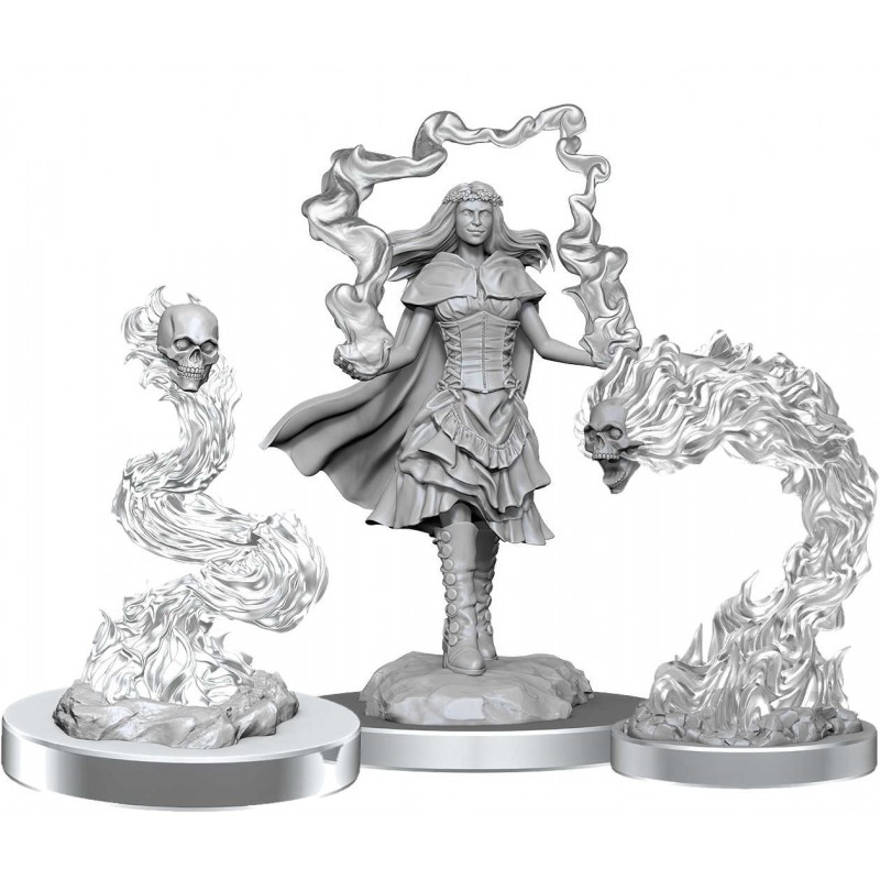 WizKids Deep Cuts: Compagni Di Cani - Set Di Miniature Non Verniciate Per Giochi Da Tavolo E Hobby