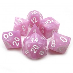 Perlati - Set di dadi (Rosa...