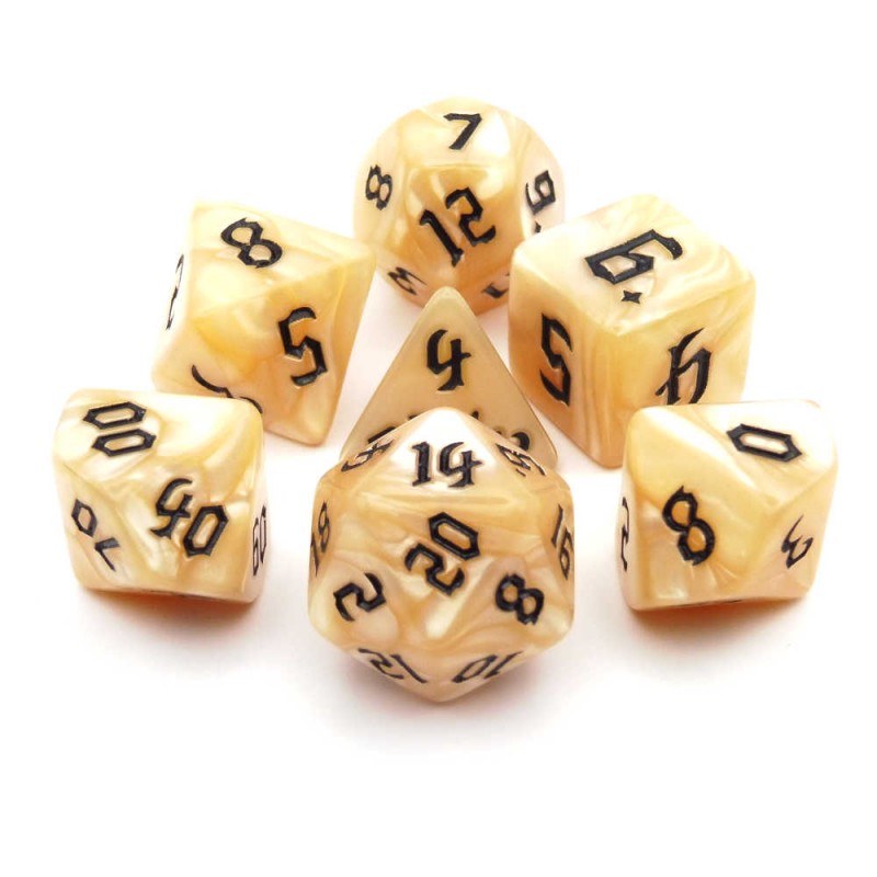 4 PEZZI - DADI CIECHI IN OTTONE M10