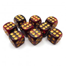 Gemini - Set di 9 dadi d6...