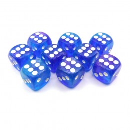 Glitter - Set di 9 dadi d6...