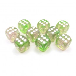 Glitter - Set di 9 dadi d6...