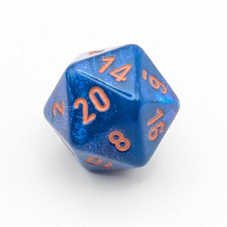 10 Dadi Blu Trasparenti Grandi - 19 Mm - A Sei Facce - Per Giochi Da Tavolo O Casinò