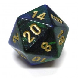 Gemini - Set di dadi (Blu-Verde / Oro)