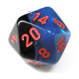 Gemini - Set di dadi (Nero-Luce stellare / Rosso)