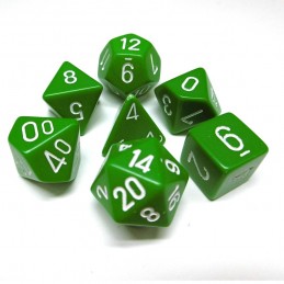 Opachi - Set di dadi (Verde / Bianco)