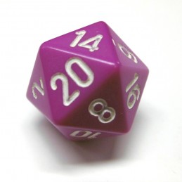 Opachi - Set di dadi (Viola Chiaro / Bianco)