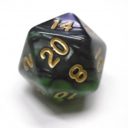 Impressive - Set di dadi (Viola / Verde)