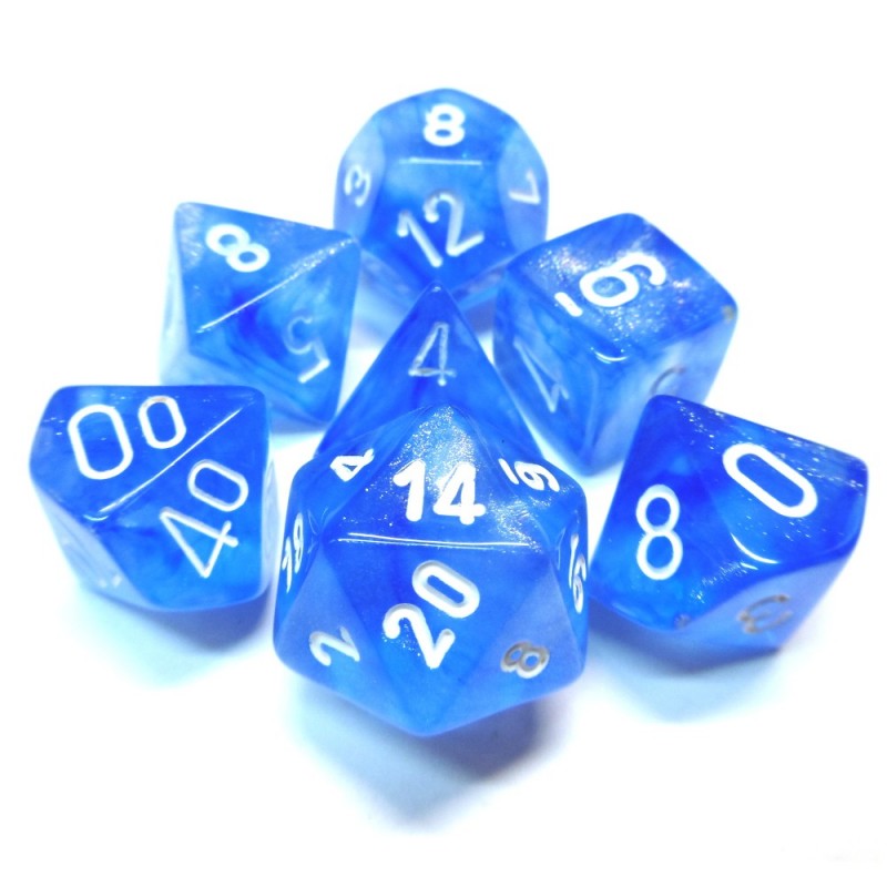 Boreali - Set di dadi (Blu cielo / Bianco)