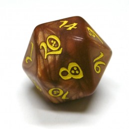 Classici - Set di dadi elfici (Caramello / Giallo)