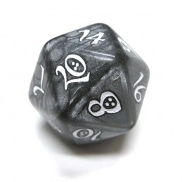 Classici - Set di dadi (Grigio fumo / Bianco)