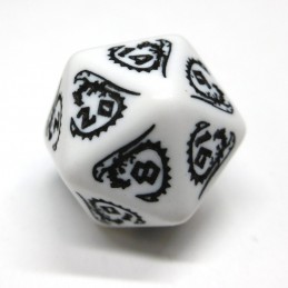 Dragons - Set di dadi (Bianco / Nero)