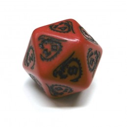 Dragons - Set di dadi (Bianco / Nero)