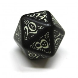 Elfici - Set di dadi (Nero / Fluorescente)