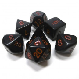 Opachi - Set di dadi (Nero / Rosso)