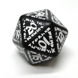 Runici - Set di dadi (Bianco / Nero)