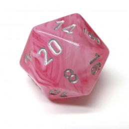 Bagliore Spettrale - Set di dadi (Rosa / Argento)