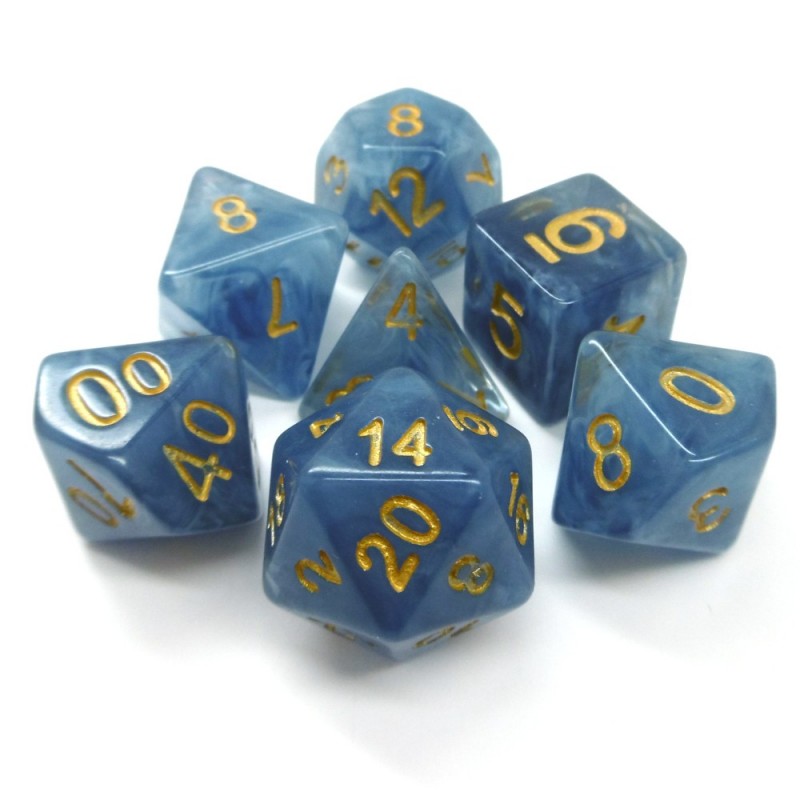 Giada - Set di dadi (Blu)