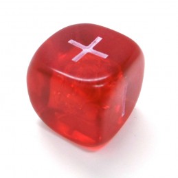 Fate: Set di dadi trasparenti (Rosso)