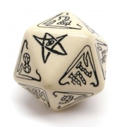 Il richiamo di Cthulhu: Set di dadi (Beige-Nero)