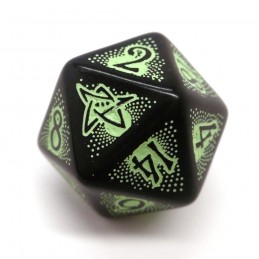 Il richiamo di Cthulhu: Set di dadi a tema 7° edizione (Nero-Verde)