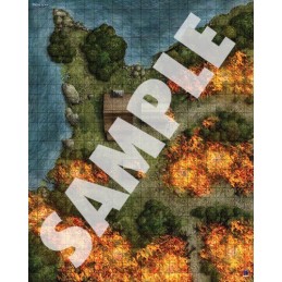 Pathfinder Flip-Mat: Foresta infuocata