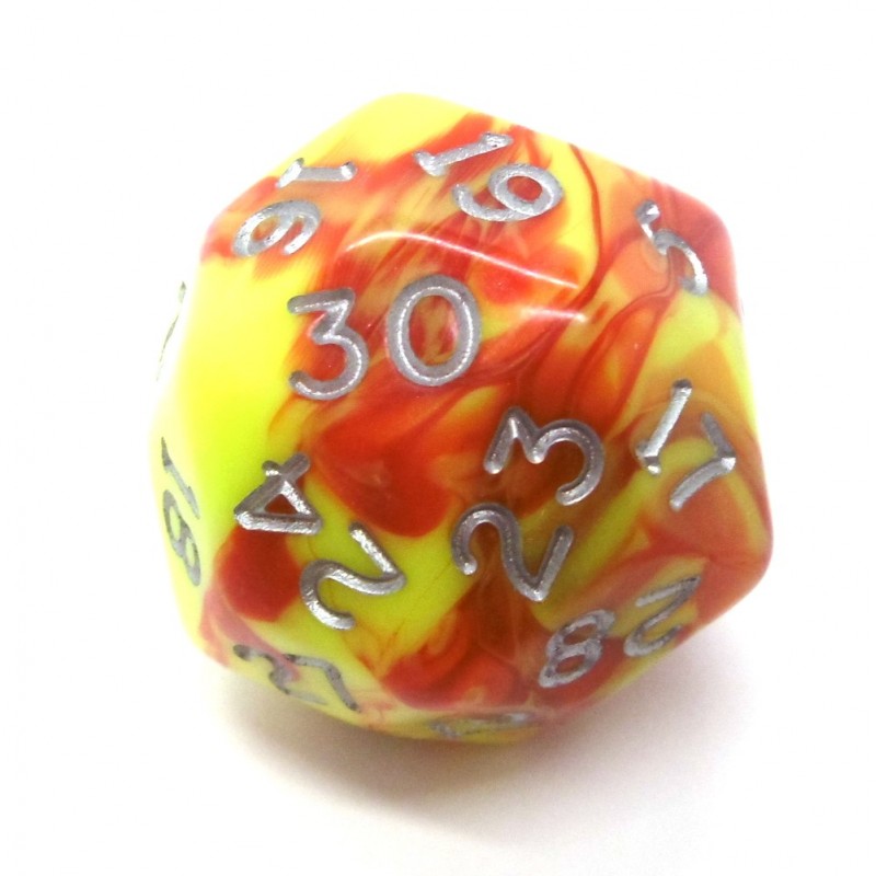 Tossico - Dado singolo d30 (Giallo)