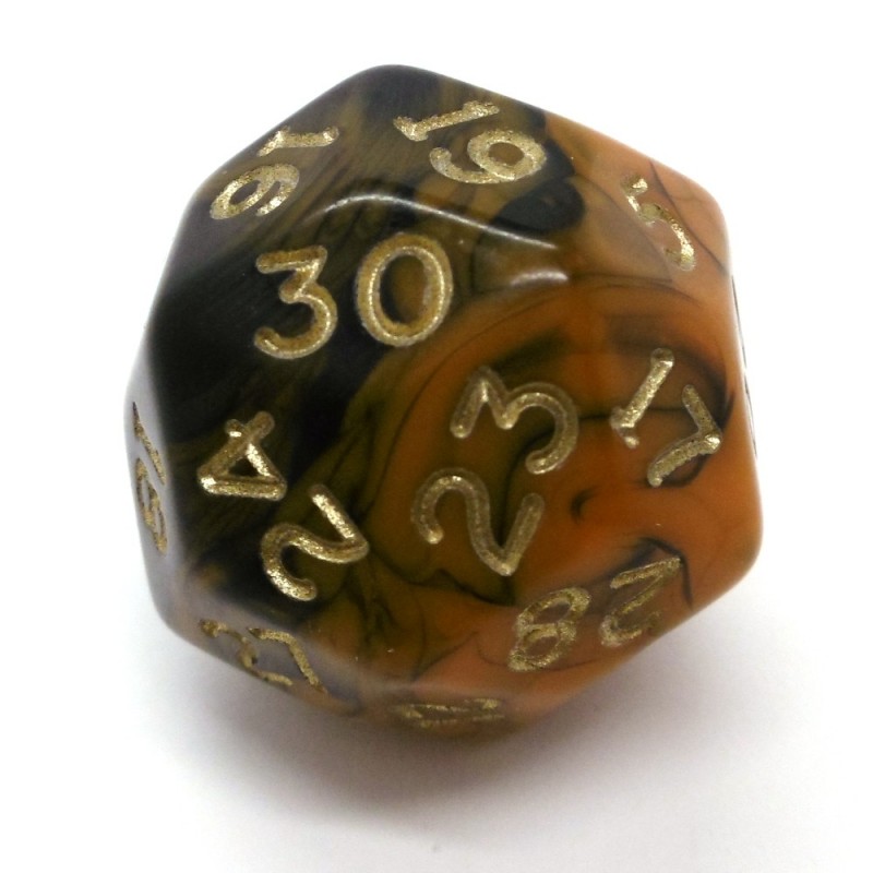 Oblivion - Dado singolo d30 (Arancione)