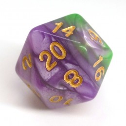 Impressive - Set di dadi (Viola-Verde)