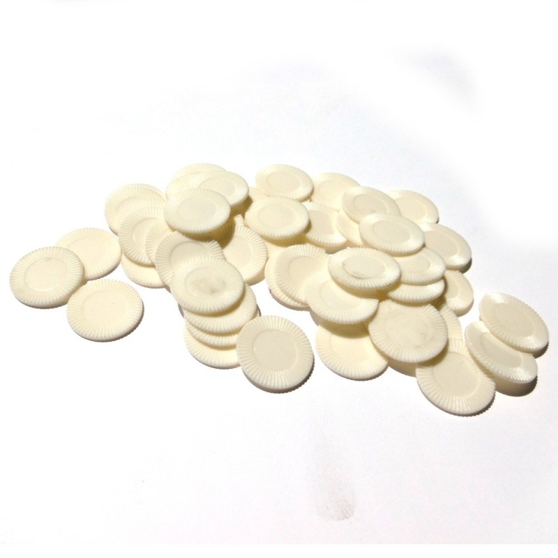 Dischetti: Set di 50 color Bianco