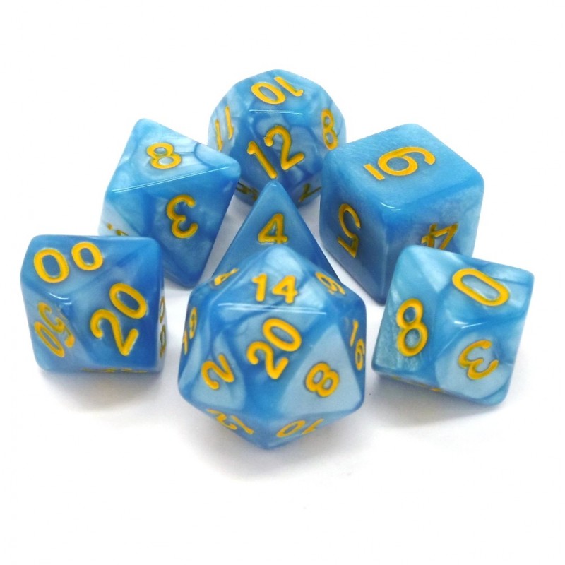 Perlati - Set di dadi (Verde / Viola)