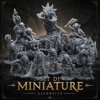 Set di Miniature Assortite per GDR e Wargame